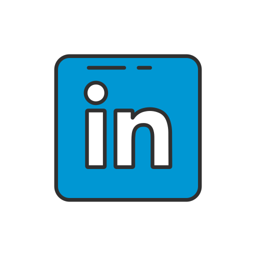 Label, linkedin, logo, linkedin logo icon